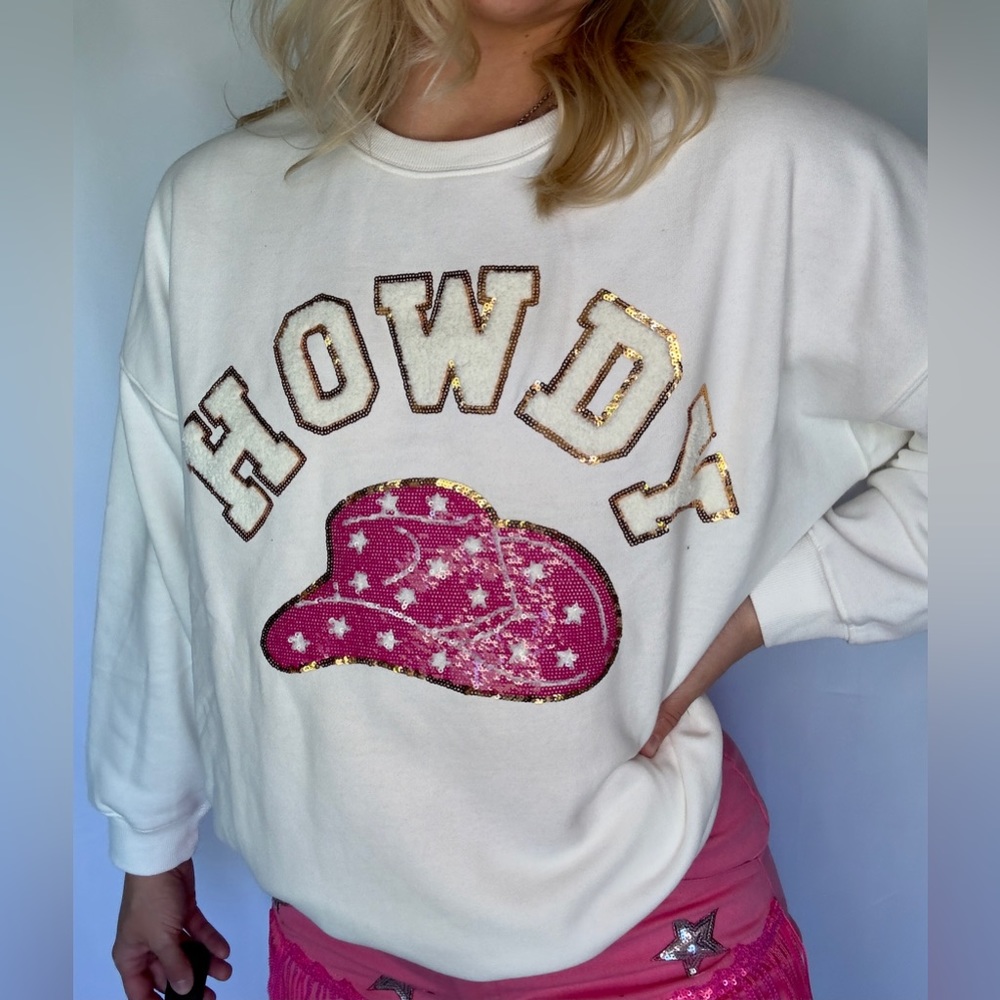 Howdy Y’all Bling Sweatshirt